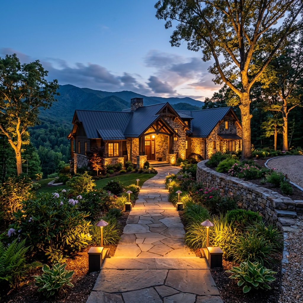 Mountain Estate Landscape